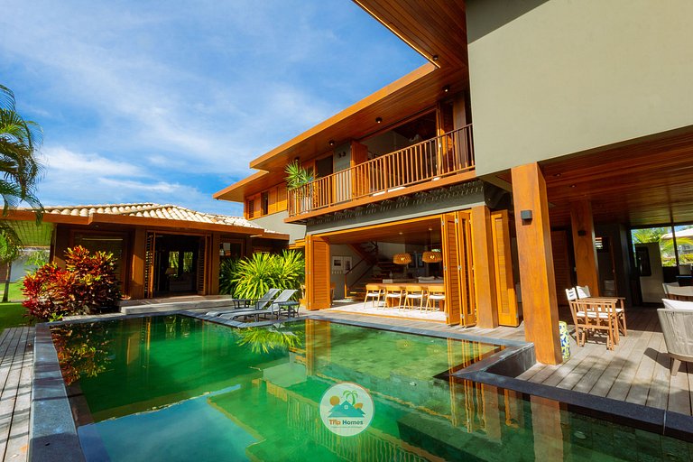 Casa Luxuosa Cond. Frente-Mar - Praia do Forte-BA