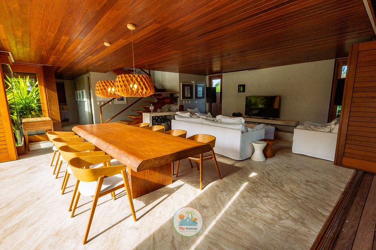 Casa Luxuosa Cond. Frente-Mar - Praia do Forte-BA