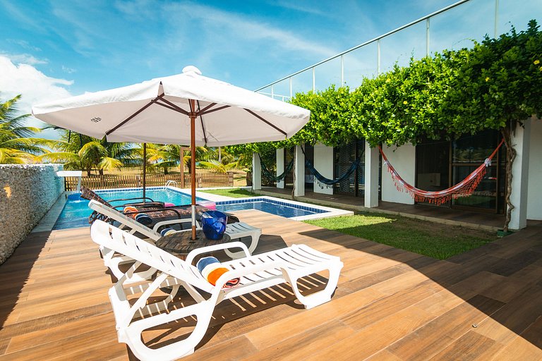 Casa de Luxo Frente-Mar - Paripueira-AL