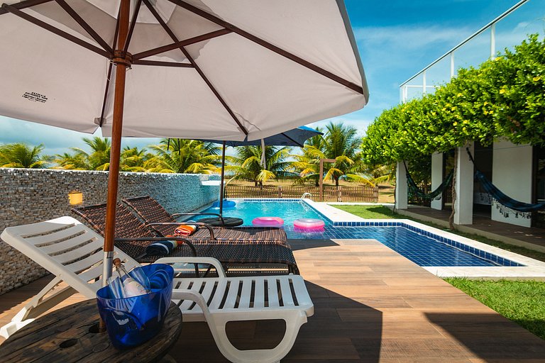 Casa de Luxo Frente-Mar - Paripueira-AL
