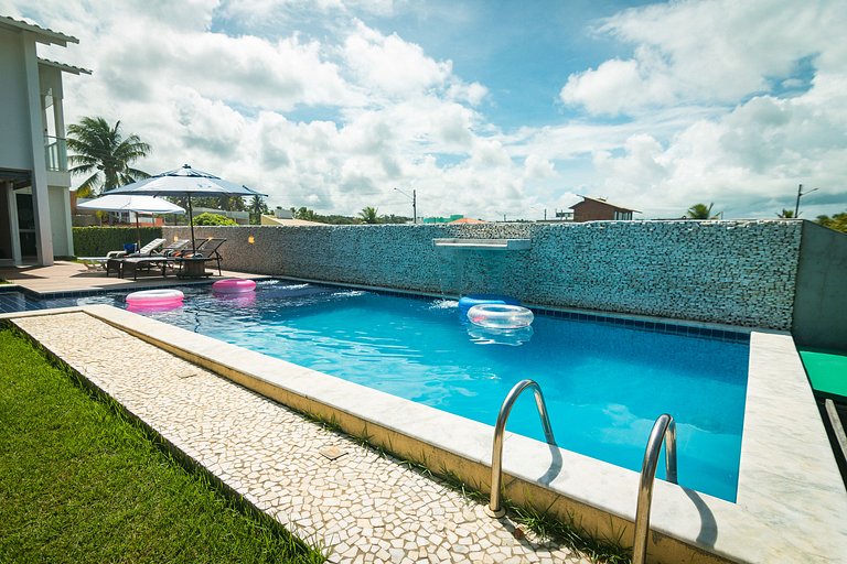 Casa de Luxo Frente-Mar - Paripueira-AL