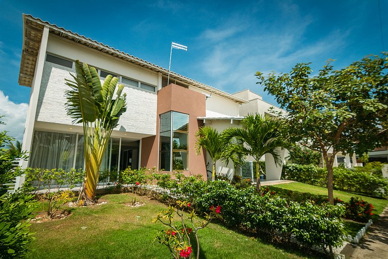 Casa de Luxo Frente-Mar - Paripueira-AL