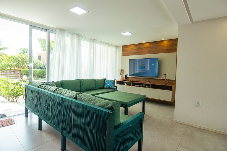 Casa de Luxo Frente-Mar - Paripueira-AL