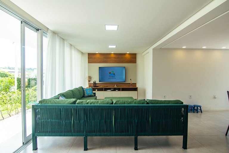 Casa de Luxo Frente-Mar - Paripueira-AL