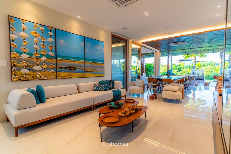 Prime Mansion in condominium with private beach - Praia do F