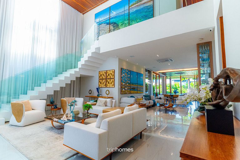 Prime Mansion in condominium with private beach - Praia do F
