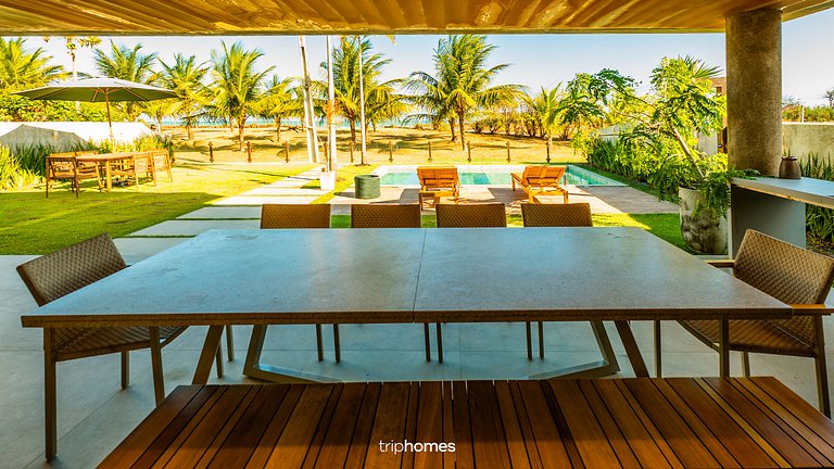 Refugio Luxo Pé na Areia nas Piscinas Naturais-AL