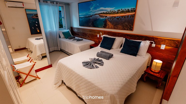 Flat de Luxo Pé na Areia Praia do Forte-BA