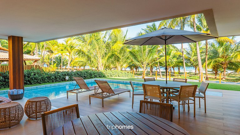 Mansão Prime Pé na Areia em Guarajuba-BA