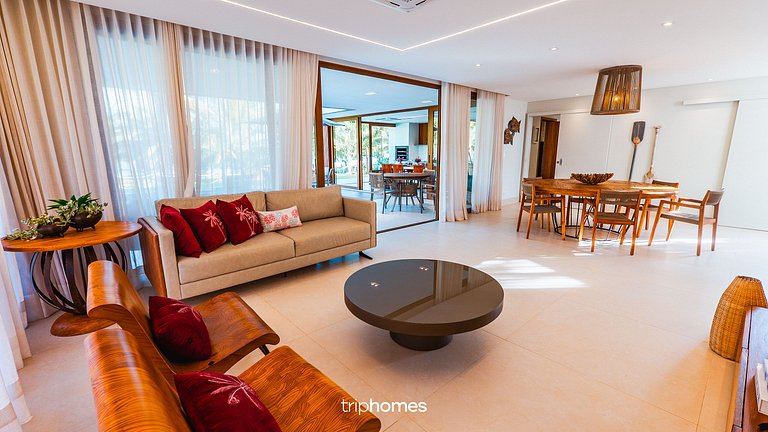 Mansão Prime Pé na Areia em Guarajuba-BA