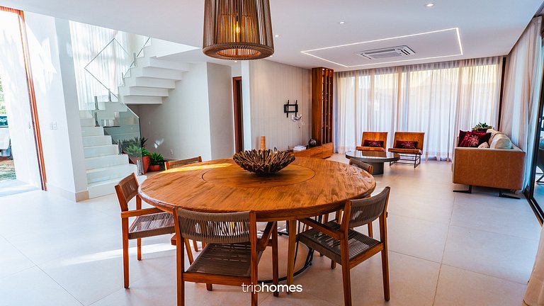 Mansão Prime Pé na Areia em Guarajuba-BA