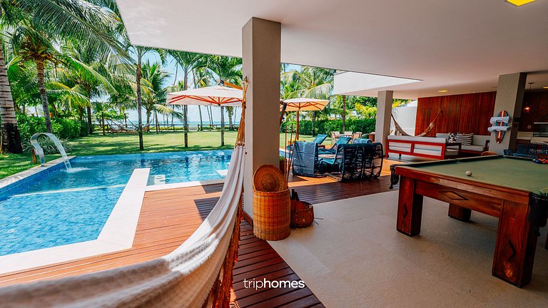 Mansão de Luxo Pé na Areia Guarajuba-BA