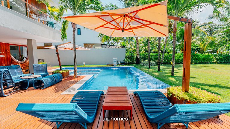 Mansão de Luxo Pé na Areia Guarajuba-BA