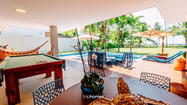 Mansão de Luxo Pé na Areia Guarajuba-BA