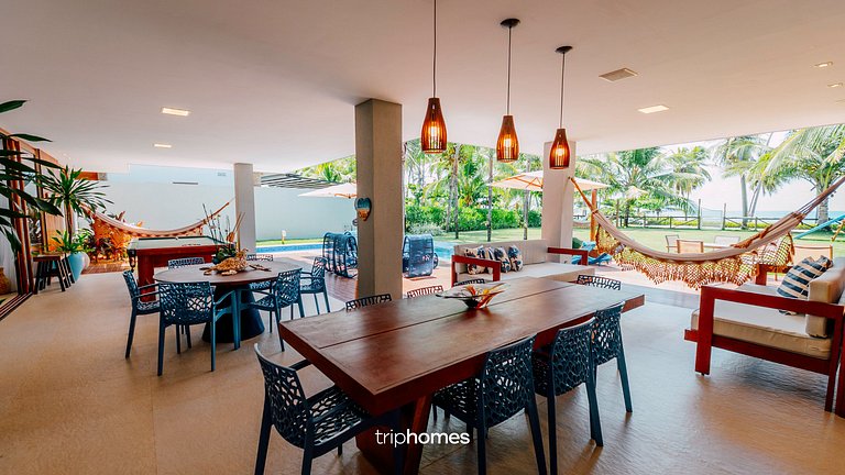 Mansão de Luxo Pé na Areia Guarajuba-BA