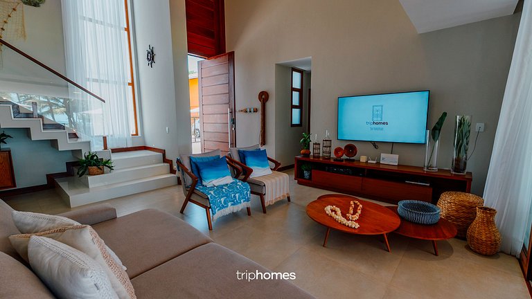 Mansão de Luxo Pé na Areia Guarajuba-BA