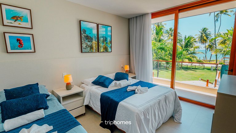Mansão de Luxo Pé na Areia Guarajuba-BA