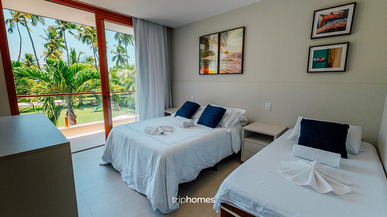 Mansão de Luxo Pé na Areia Guarajuba-BA