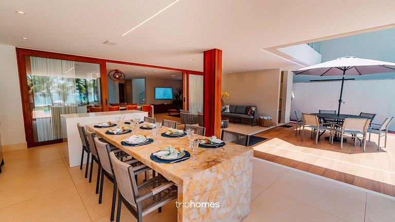 Casa Prime Pé na Areia em Guarajuba-BA