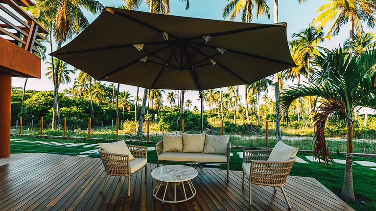 Mansão Pé na Areia em Carneiros – Luxo no Caribe Brasileiro