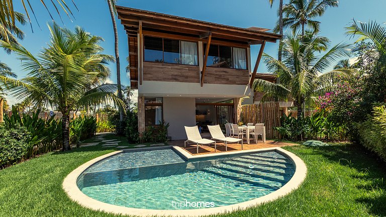 Mansão Pé na Areia em Carneiros – Luxo no Caribe Brasileiro