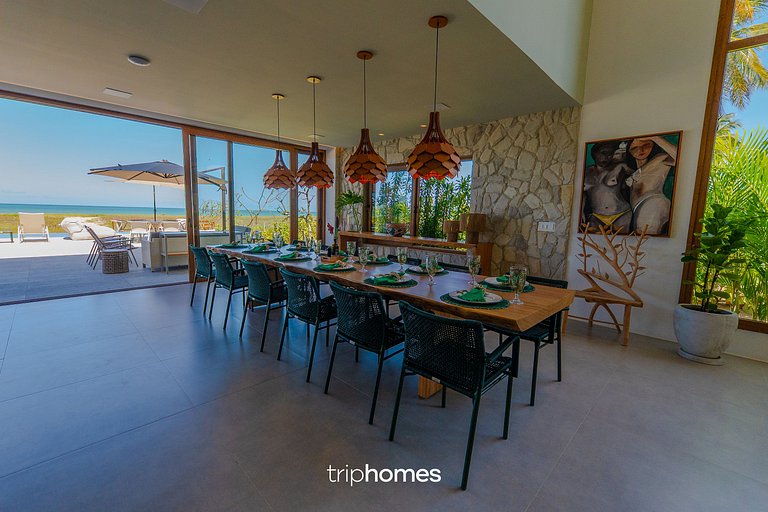 Prime Front-Sea Mansion in the Brazilian Caribbean
