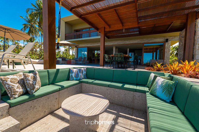 Prime Front-Sea Mansion in the Brazilian Caribbean