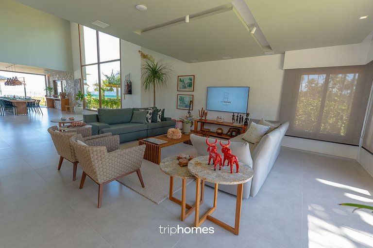 Prime Front-Sea Mansion in the Brazilian Caribbean