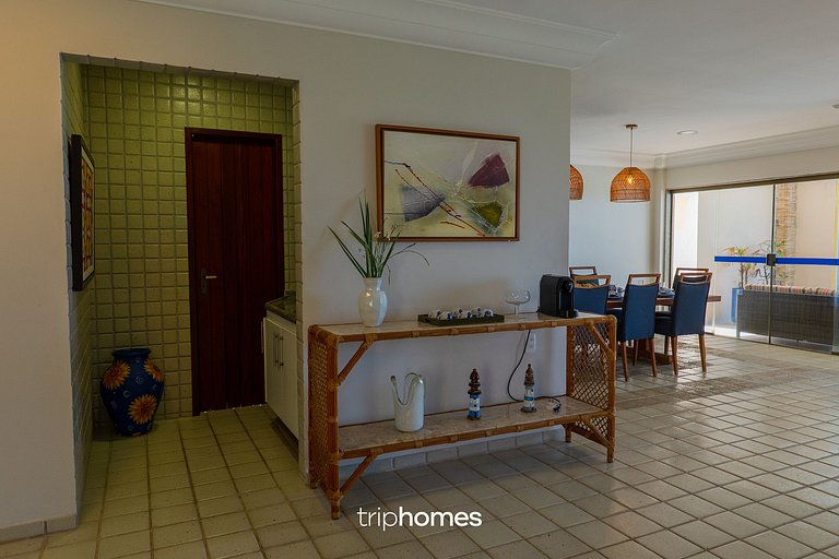 Villa frente al mar, el Caribe en Carneiros, PE