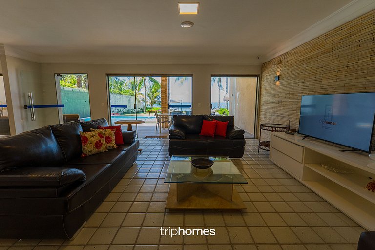 Sea Front Villa, the Caribbean in Carneiros, PE