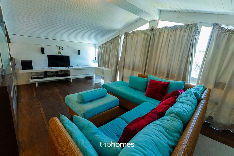 Casa Frente-Mar Pé na Areia em Serrambi, PE