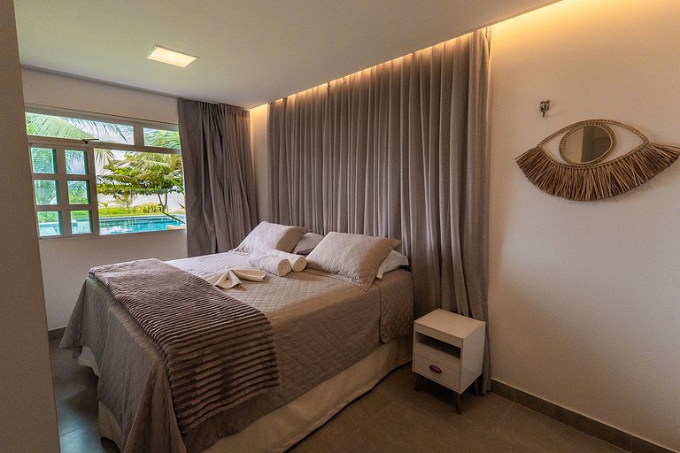Casa de Luxo Pé na Areia, o Caribe em Maragogi/AL