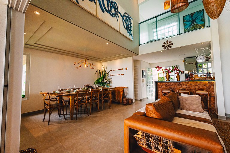 Casa de Luxo Pé na Areia, o Caribe em Maragogi/AL