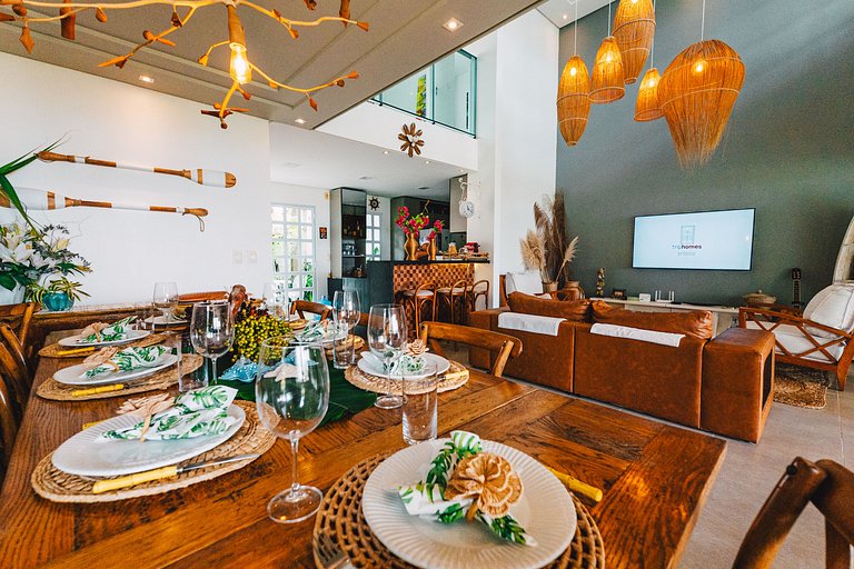 Luxury Beachfront House, the Caribbean in Maragogi/AL