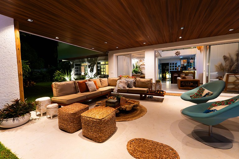 Casa de Luxo Pé na Areia, o Caribe em Maragogi/AL