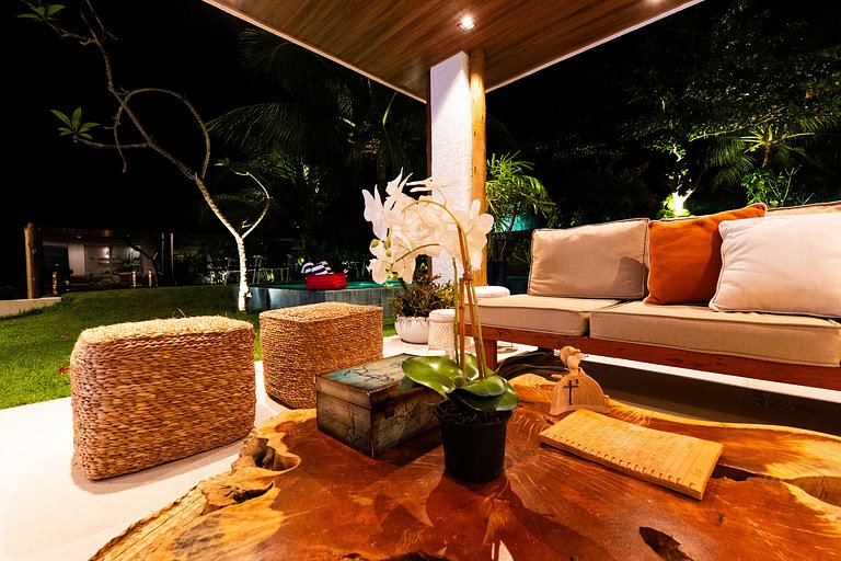 Casa de Luxo Pé na Areia, o Caribe em Maragogi/AL