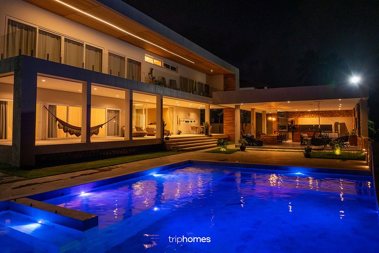 Mansión de lujo en Condo en el Caribe brasileño