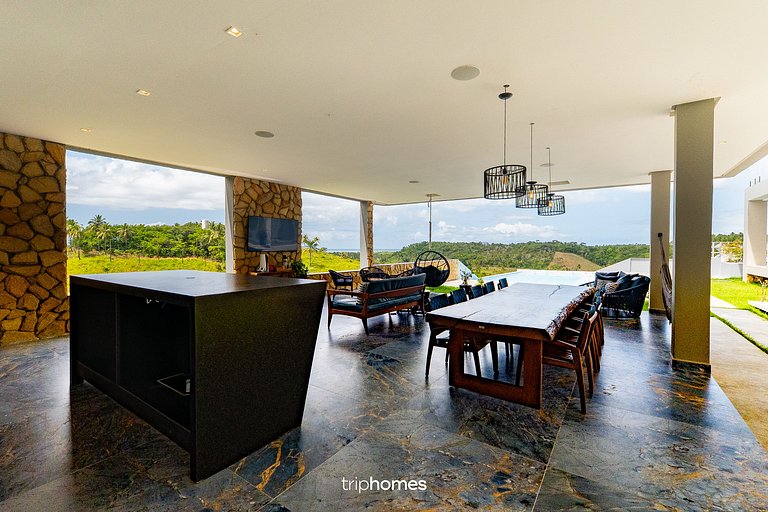 Mansão de Luxo em Condomínio no Caribe Brasileiro