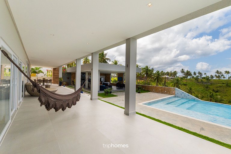 Mansão de Luxo em Condomínio no Caribe Brasileiro