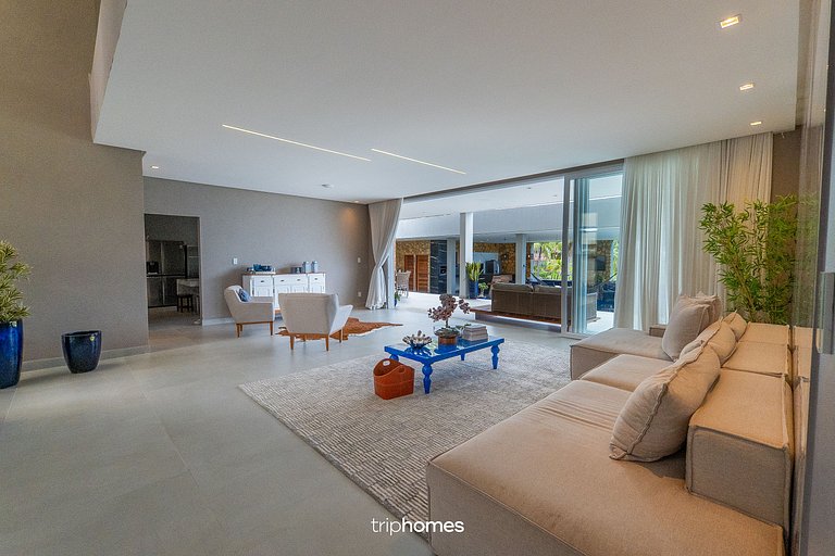 Mansão de Luxo em Condomínio no Caribe Brasileiro