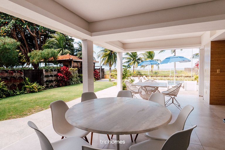 Casa Sofisticada Beira-mar em Coroa Grande, PE