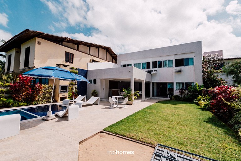 Casa Sofisticada Beira-mar em Coroa Grande, PE