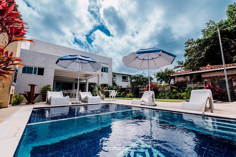 Casa Sofisticada Beira-mar - Caribe Brasileiro, PE