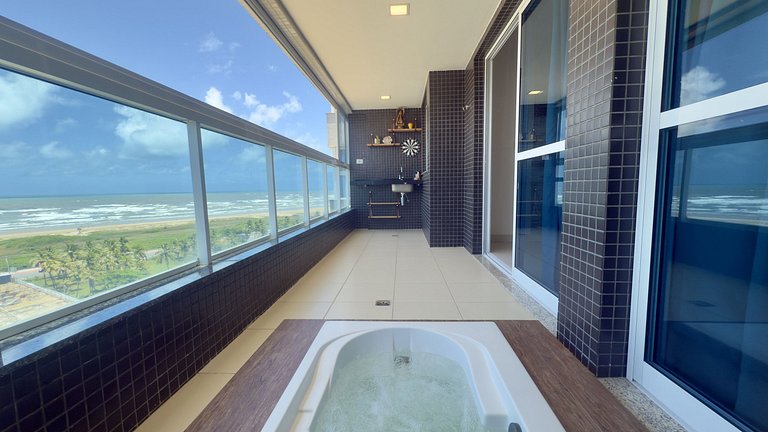 Moderno flat frente al mar en Atalaia, Aracaju/SE