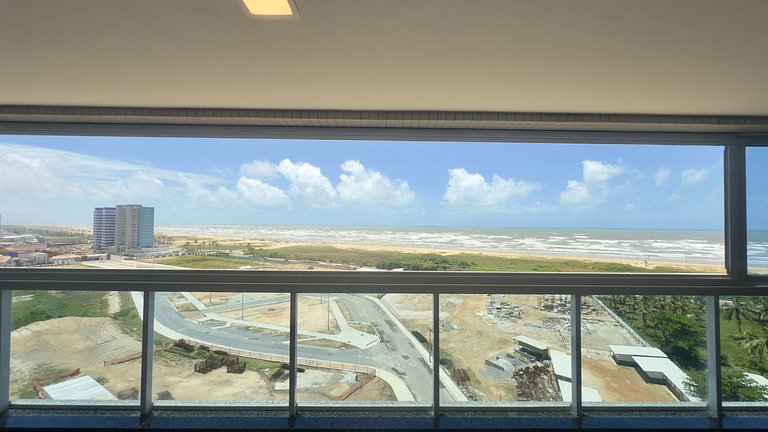Moderno flat frente al mar en Atalaia, Aracaju/SE