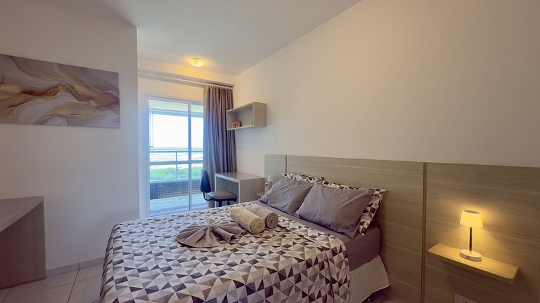 Modern Beachfront Flat in Atalaia, Aracaju/SE