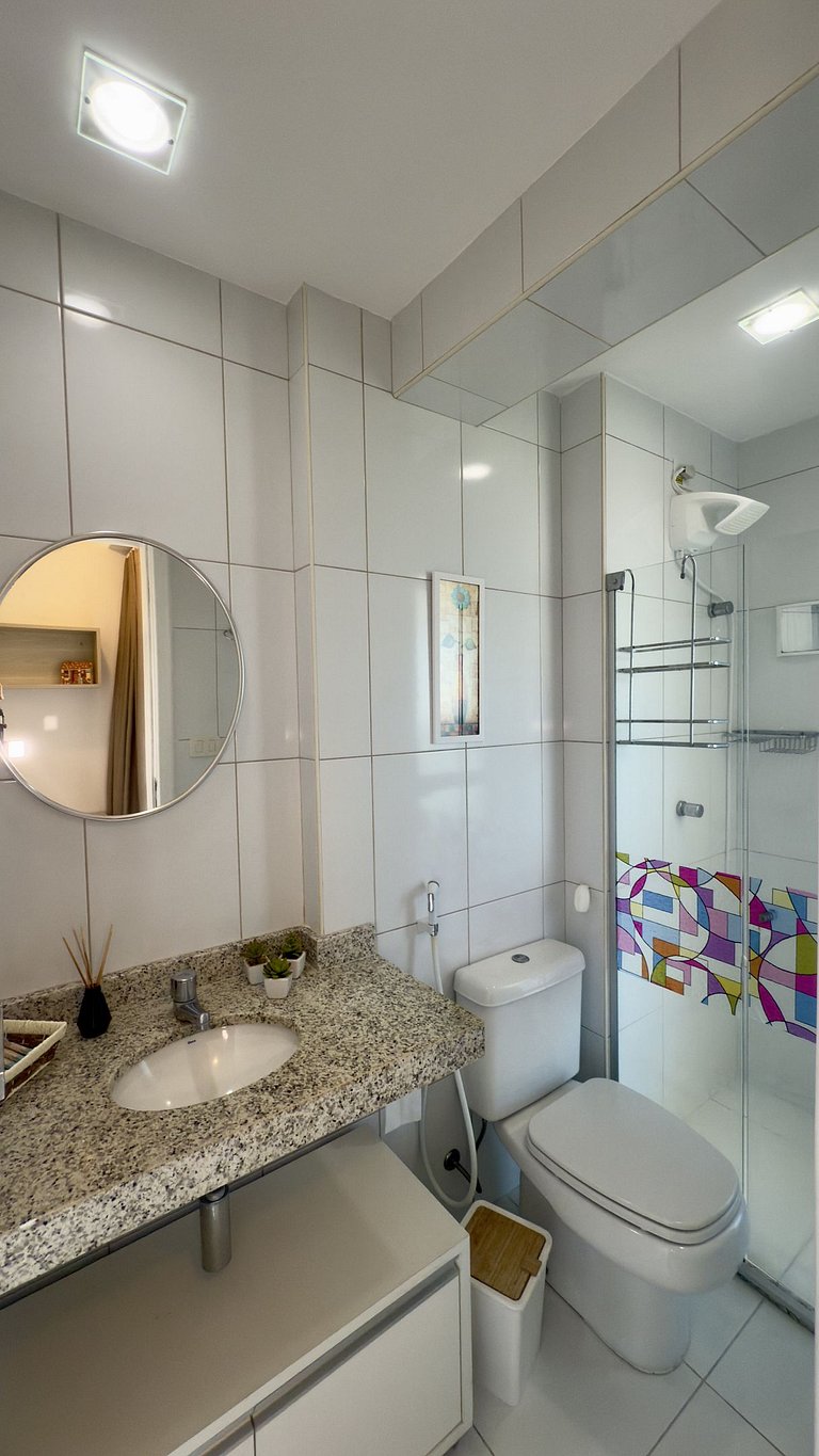 Modern Beachfront Flat in Atalaia, Aracaju/SE