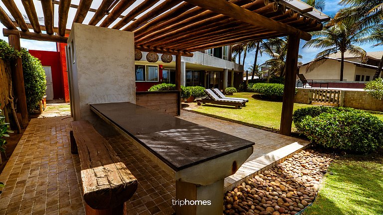 Lujo y comodidad frente al mar en Guarajuba/BA