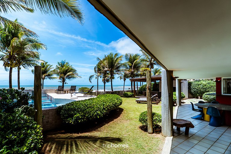 Lujo y comodidad frente al mar en Guarajuba/BA