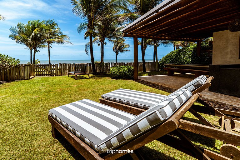 Lujo y comodidad frente al mar en Guarajuba/BA